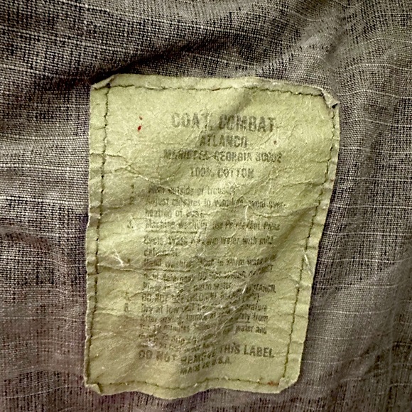 VINTAGE TIGER STRIPE CAMO JACKET LARGE REGULAR ATLANCO - Picture 5 of 7